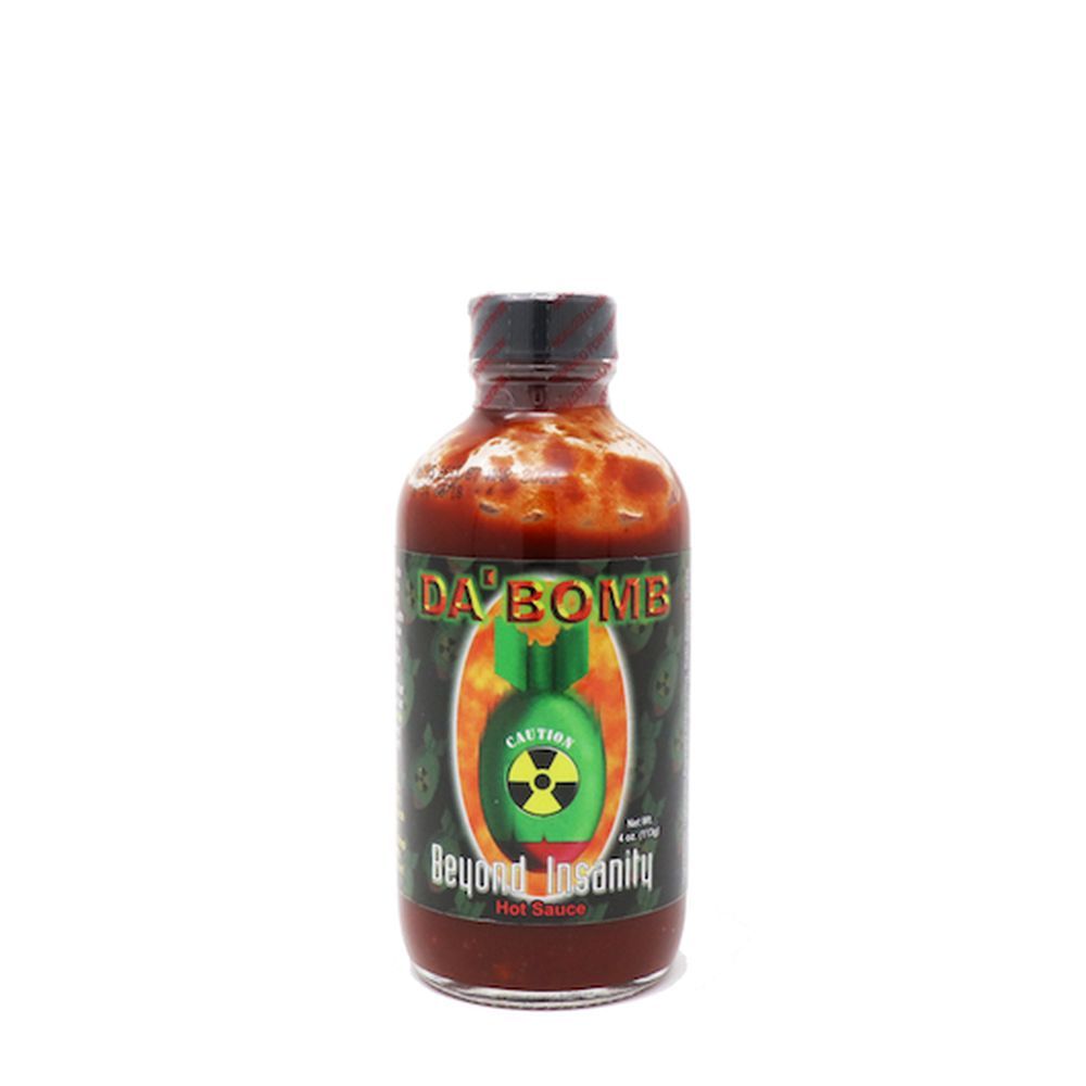 Da Bomb Beyond Insanity Hot Sauce, 4 Ounce Bottle -- 12 Per Case