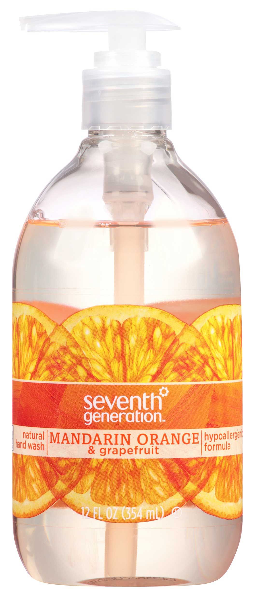 Seventh Generation Mandarin Orange And Grapefruit Hand Washing Cleaner, 355 Ml -- 8 Per Case
