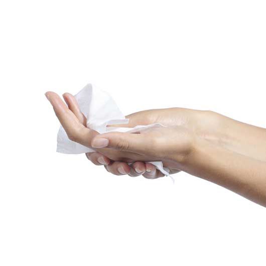 Neatgards White Disposable Moist Towelettes, 5 X 6 Inch -- 1000 Per Case