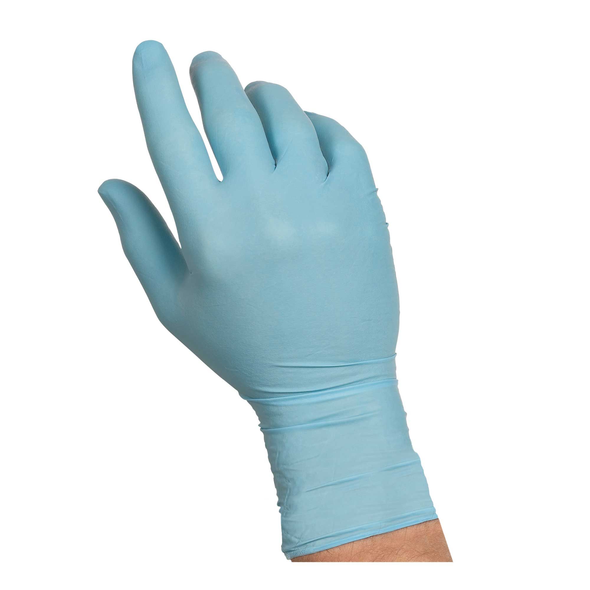 Examgards Blue Extra Large Disposable Nitrile Gloves -- 1000 Per Case
