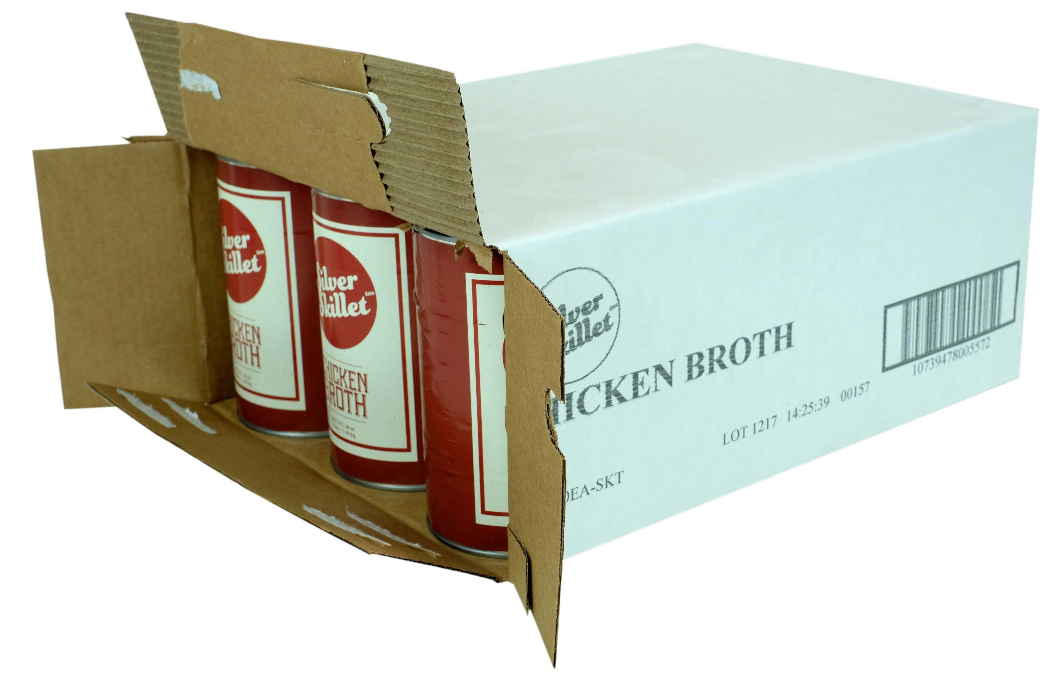 Silver Skillet Chicken Broth, 48 Ounce -- 12 Per Case