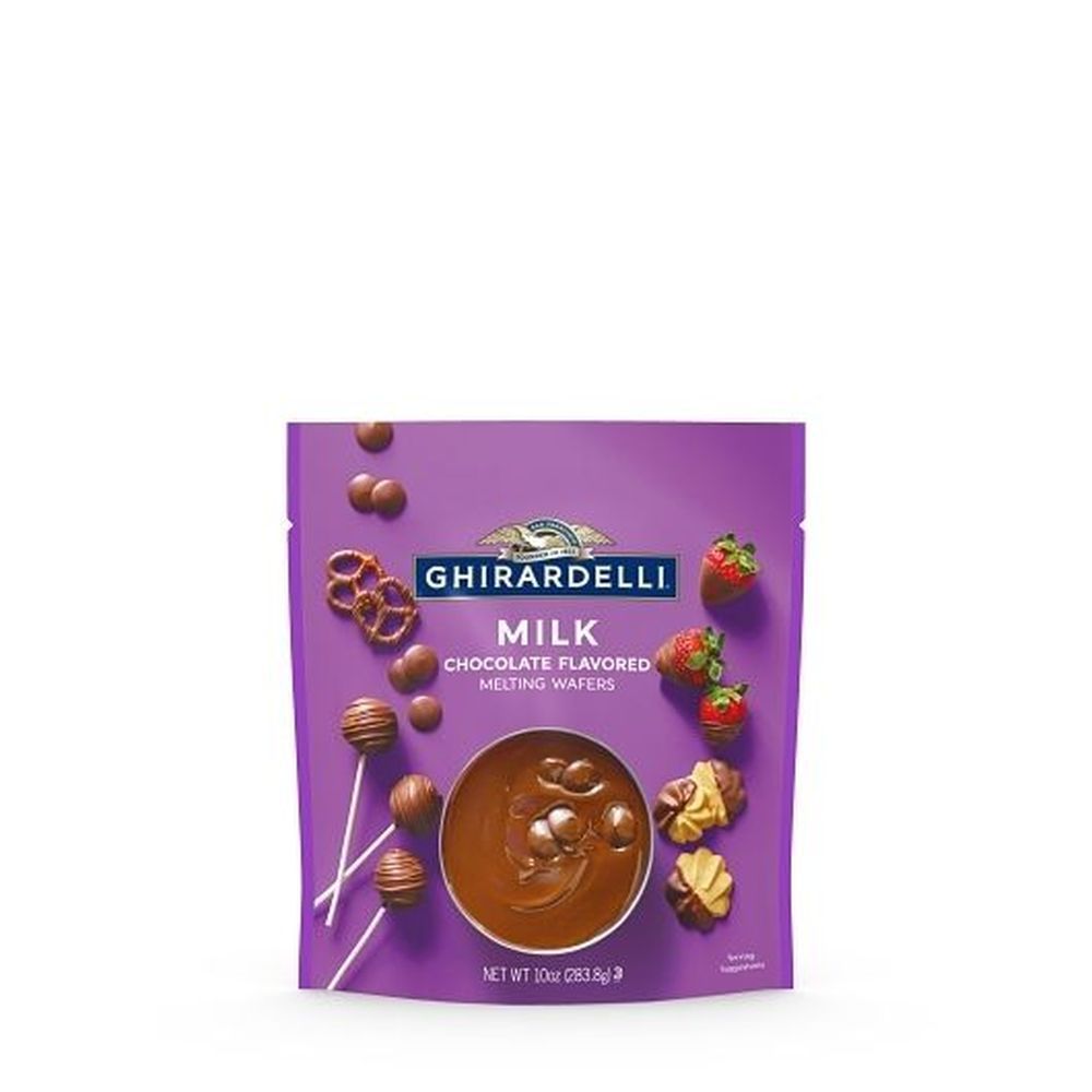 Ghirardelli Milk Chocolate Flavored Melting Wafers, 10 Ounce -- 6 Per Case