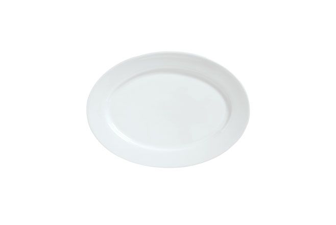 Syracuse China Reflections Aluma White Platter, 12.13 X 8.75 Inch -- 12 Per Case