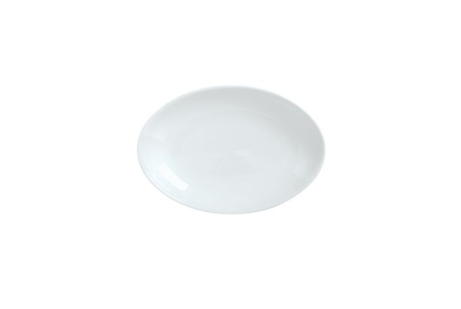 Syracuse China Reflections Aluma White Coupe Platter, 14 1/4 X 10 3/8 Inch -- 12 Per Case