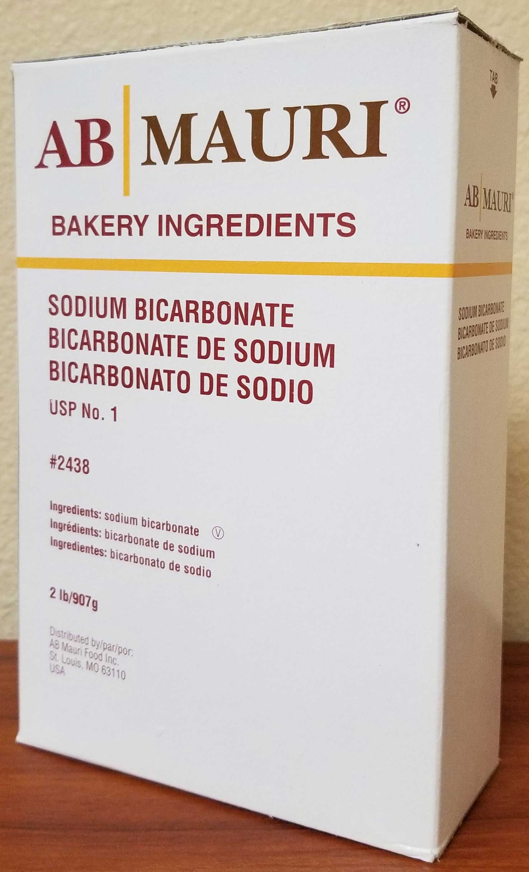 Ab Mauri Sodium Bicarbonate Baking Soda, 2 Pound -- 12 Per Case