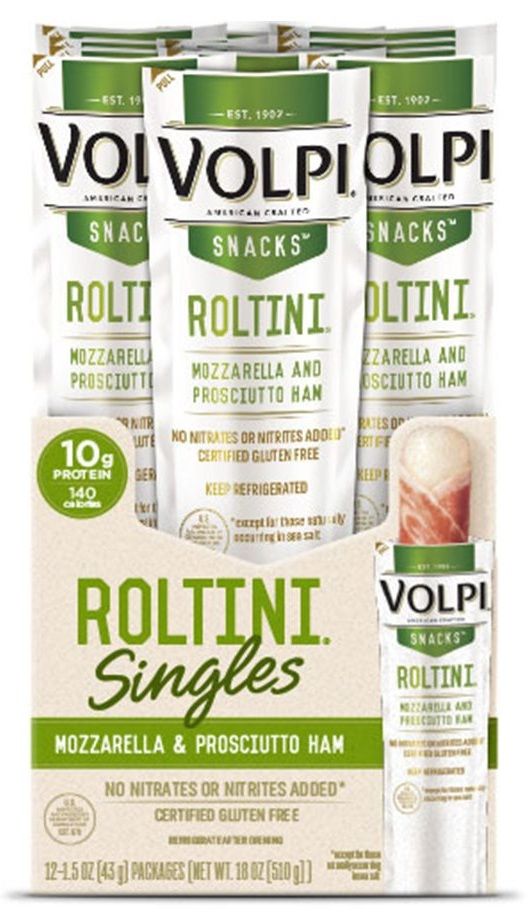 Volpi Roltini Singles With Prosciutto Pork, Display Ready Carton, 1.5 Ounce -- 24 Per Case