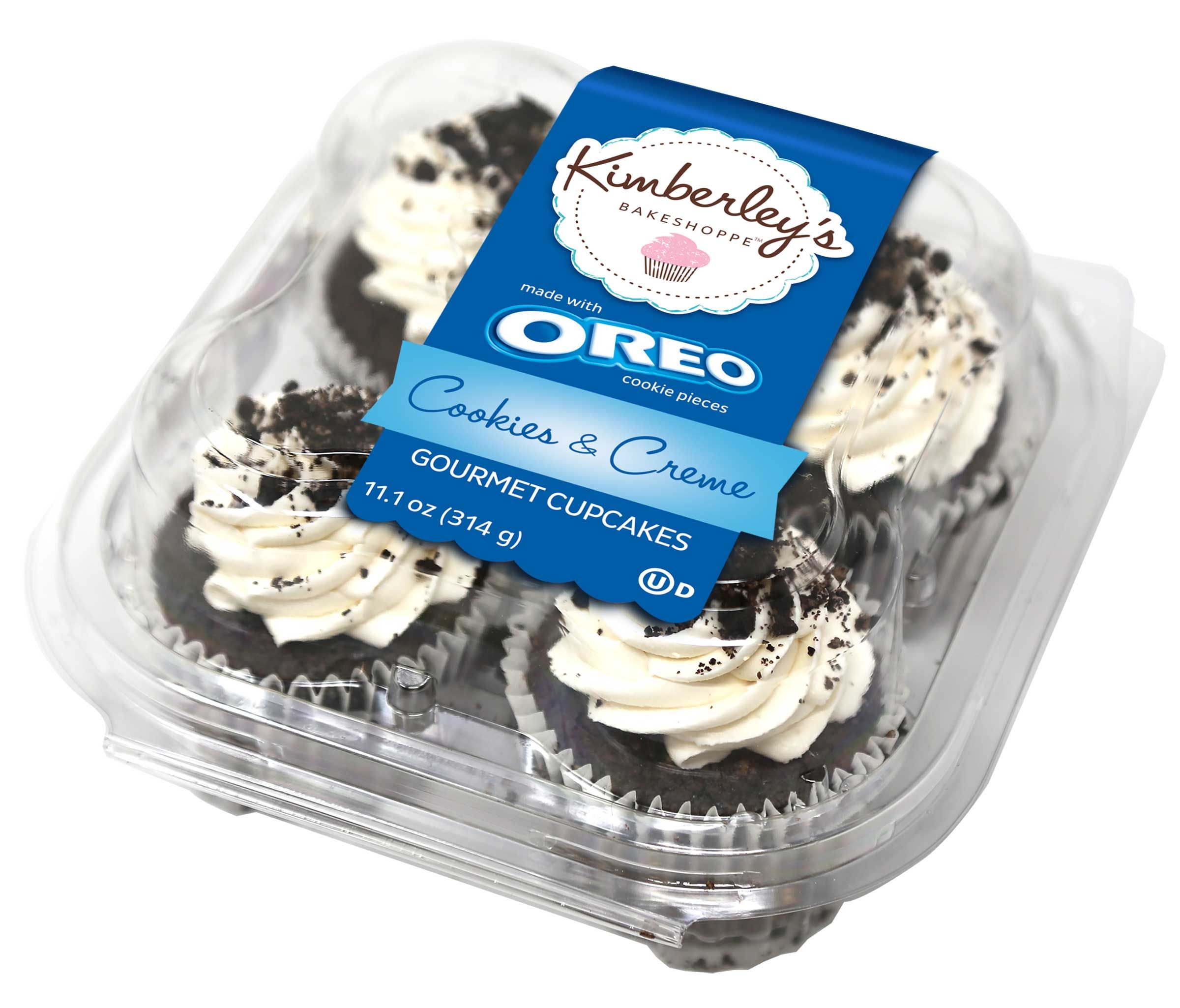 Kimberley's Bakeshoppe Oreo Gourmet Cupcake, 11.1 Ounce -- 12 Per Case