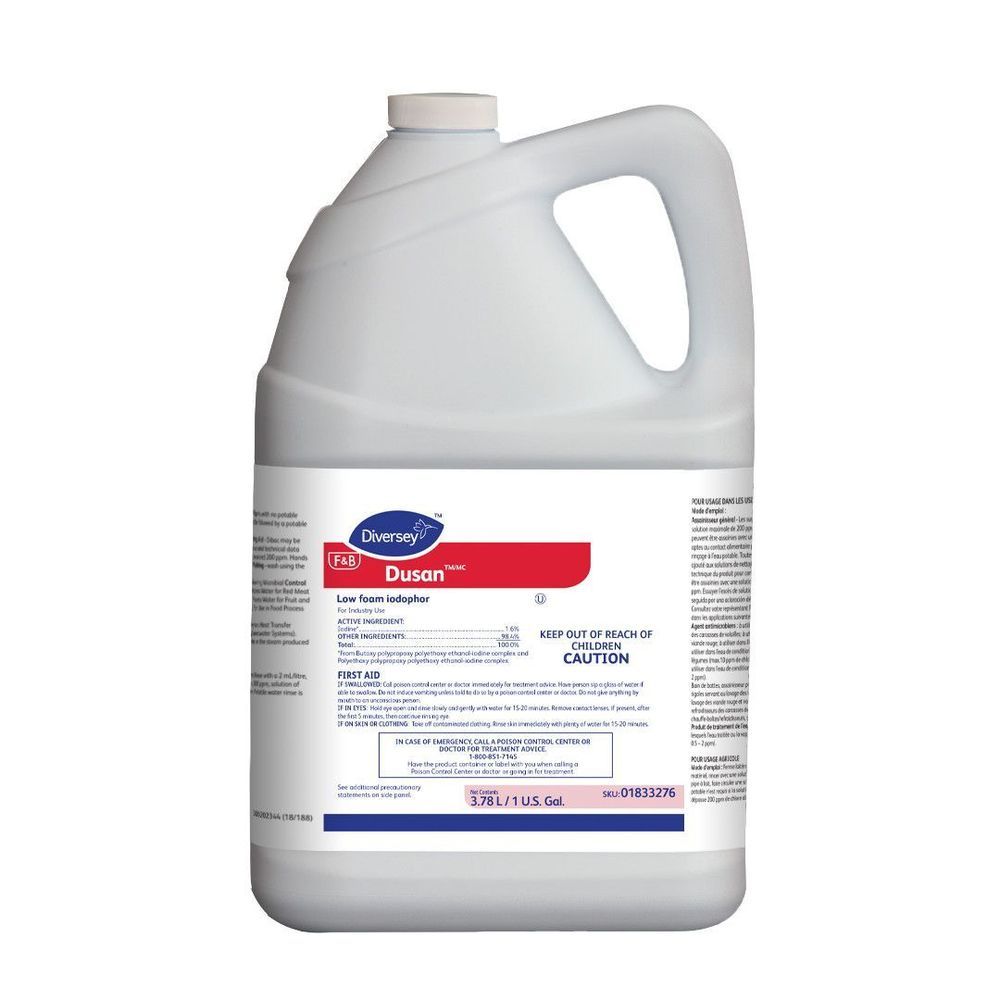 Dusan Low Foaming Iodopher, 1 Gallon -- 4 Per Case