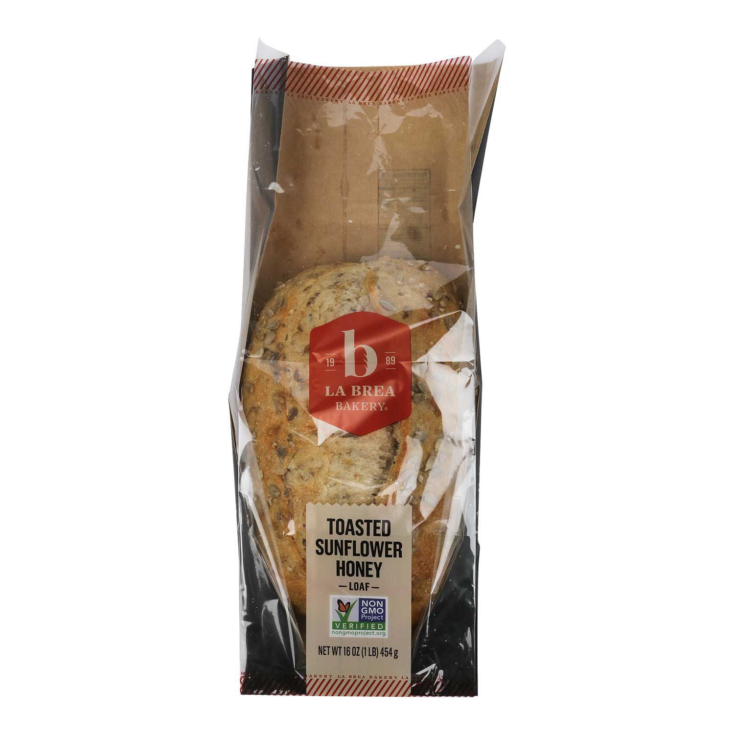 La Brea Bakery Limited Edition Toasted Sunflower Honey Bread Loaf, 16 Ounce -- 12 Per Case