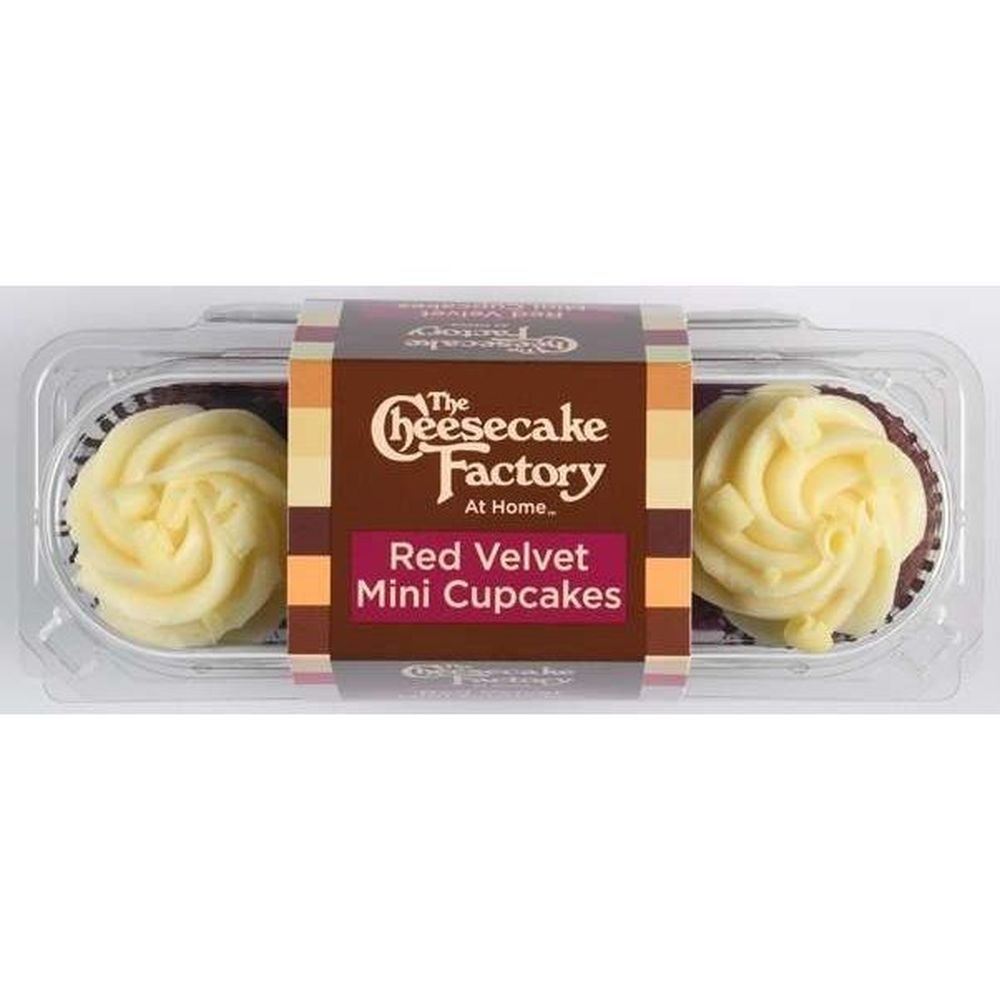 The Cheesecake Factory Bakery At Home Red Velvet Mini Cupcake, 3 Count -- 12 Per Case
