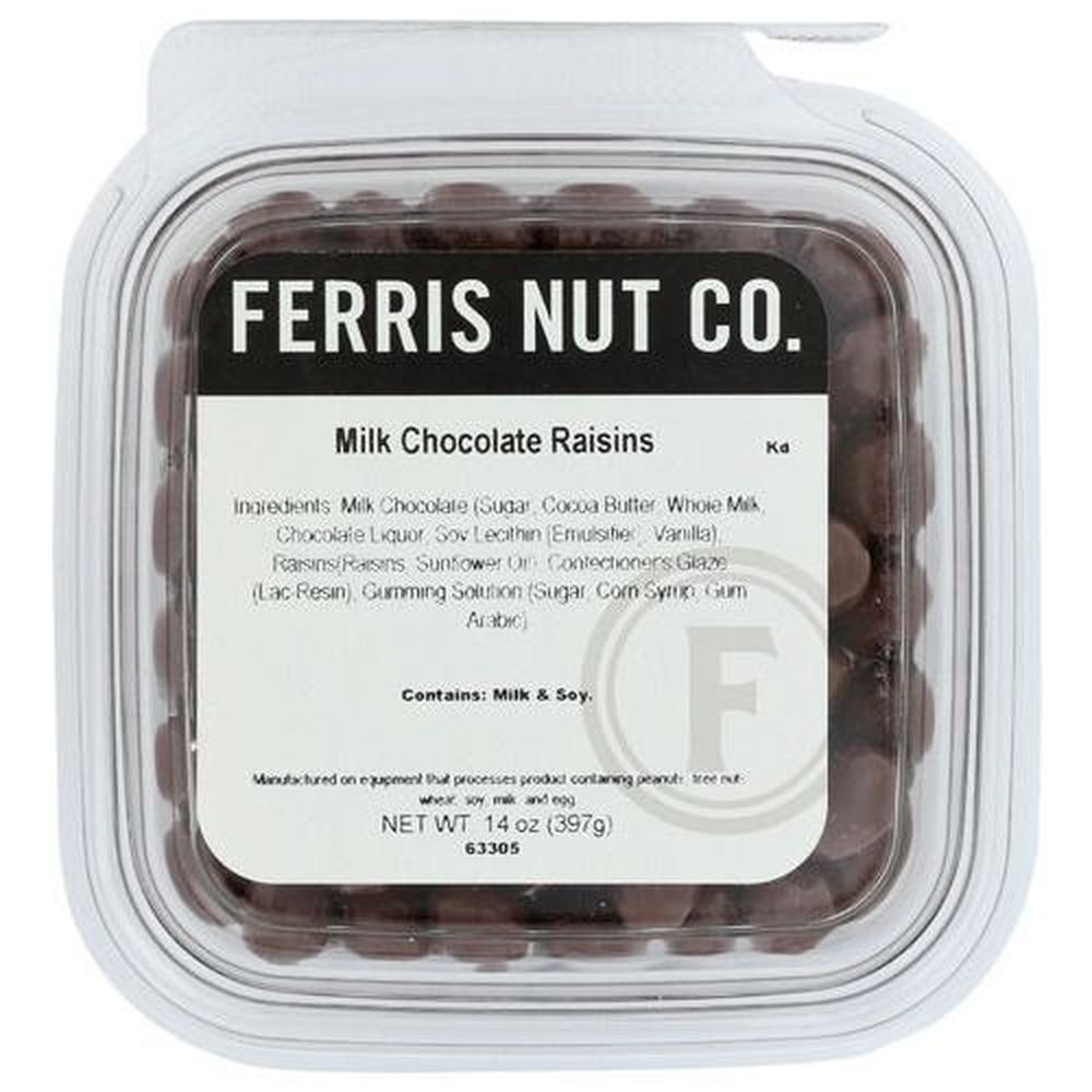 Ferris Milk Chocolate Raisins, 14 Ounce -- 12 Per Case