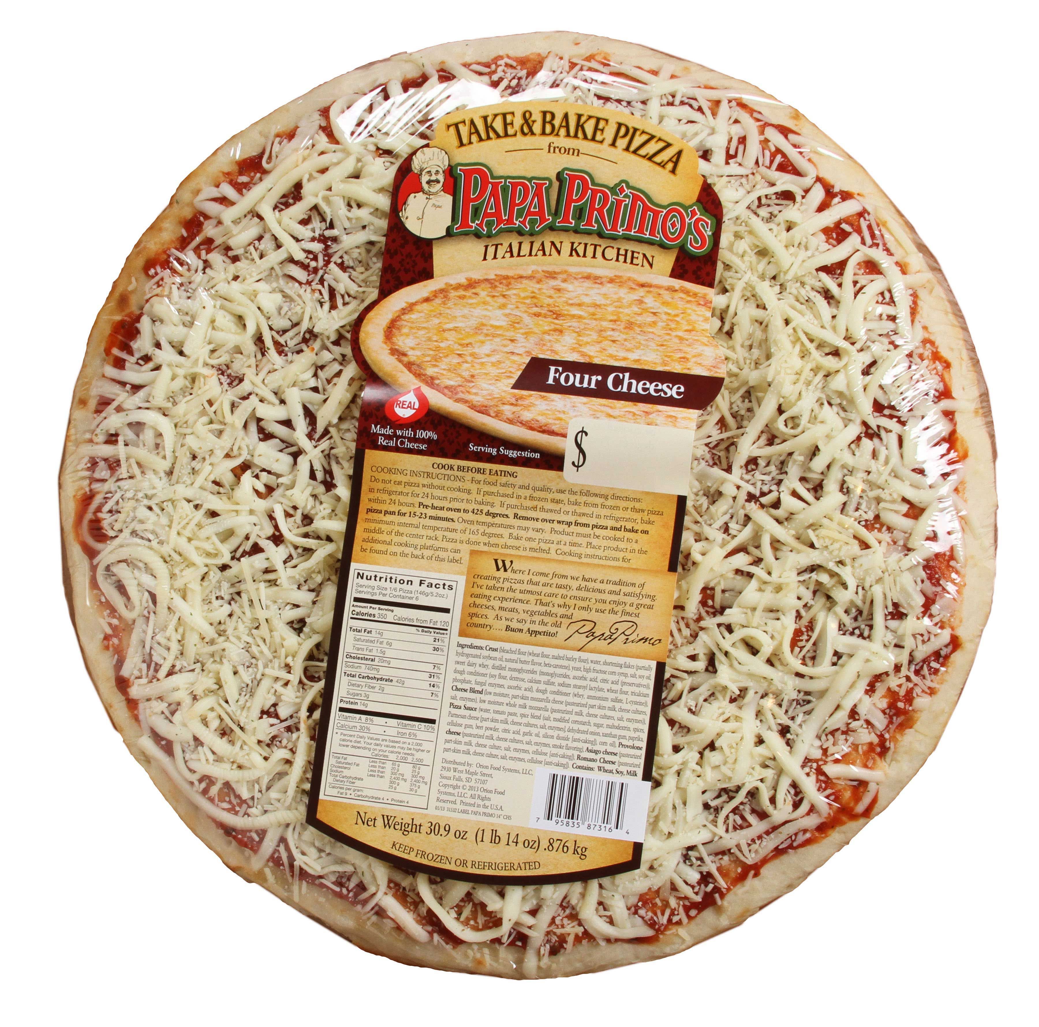 Papa Primo's Large Cheese Pizza, 30.9 Ounce -- 6 Per Case