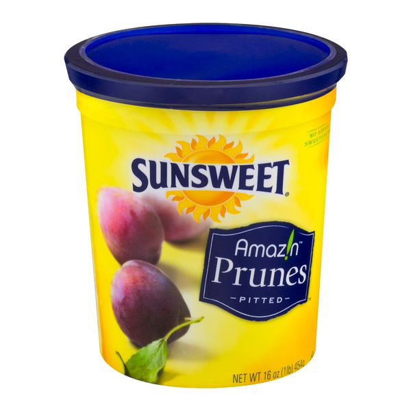 Sunsweet Premium Pitted Prunes, 16 Ounce Canister -- 6 Per Case
