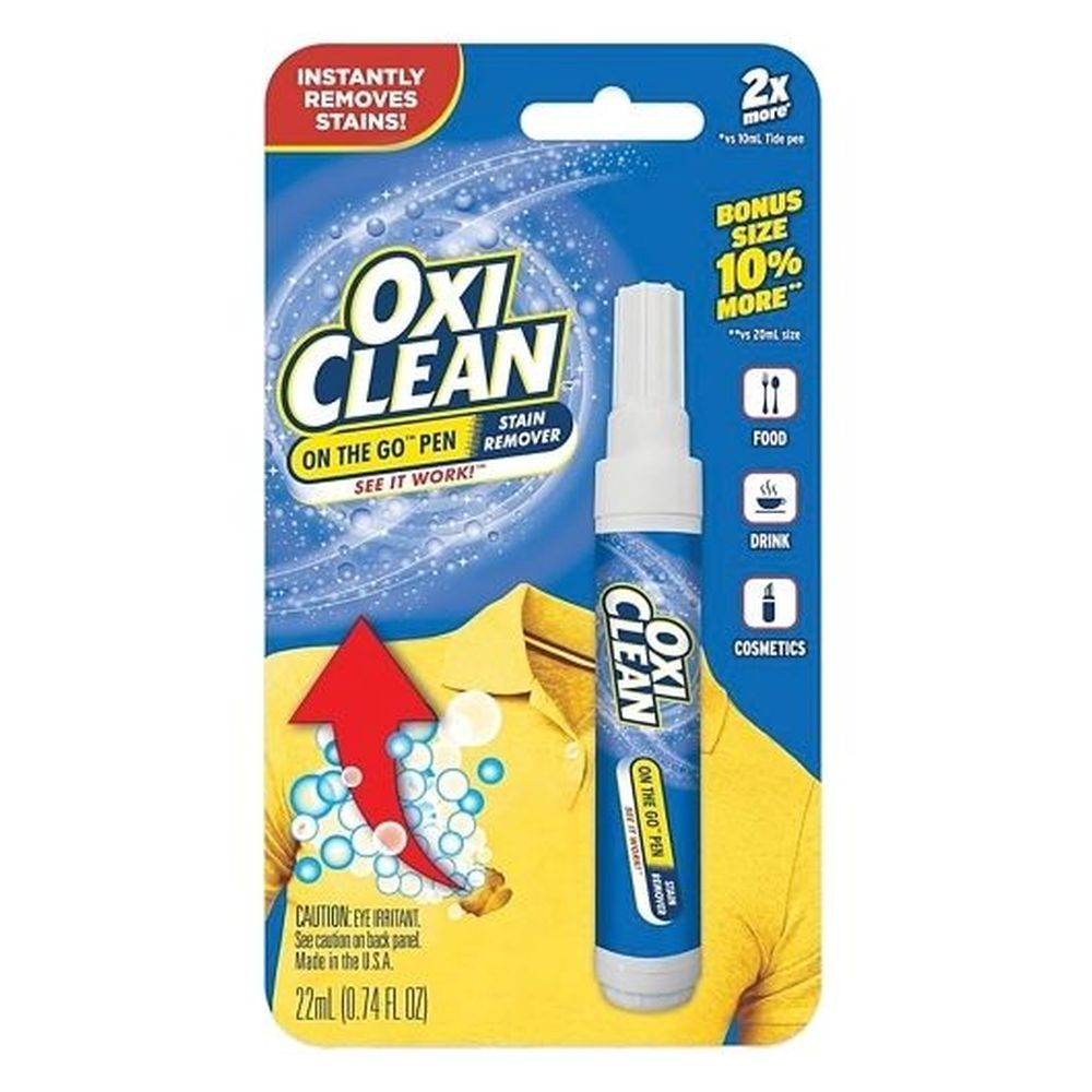Oxiclean On The Go Stain Remover Pen, 22 Ml -- 6 Per Case