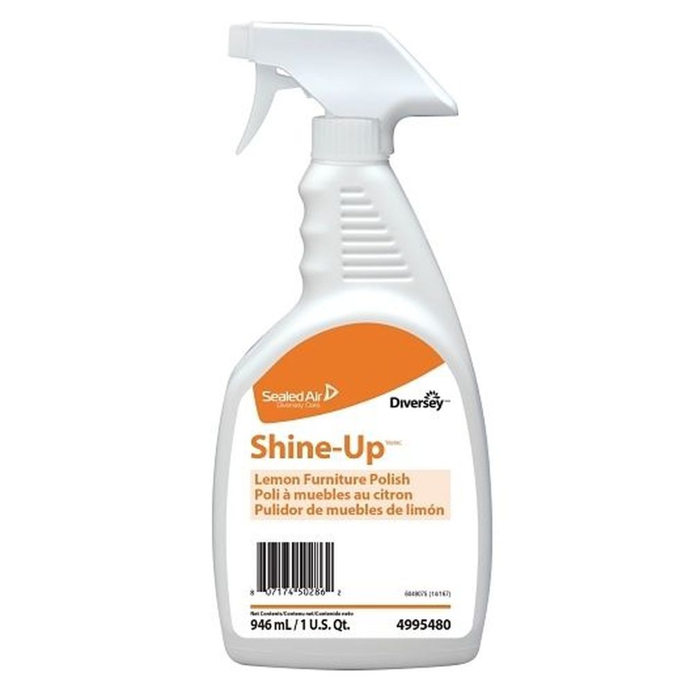 Shine Up Lemon Furniture Polish, 32 Fluid Ounce -- 12 Per Case