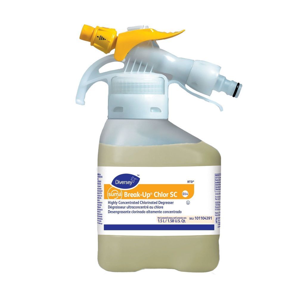 Suma Breakup Chlorinated Degreaser, 1.5 Liter -- 2 Per Case