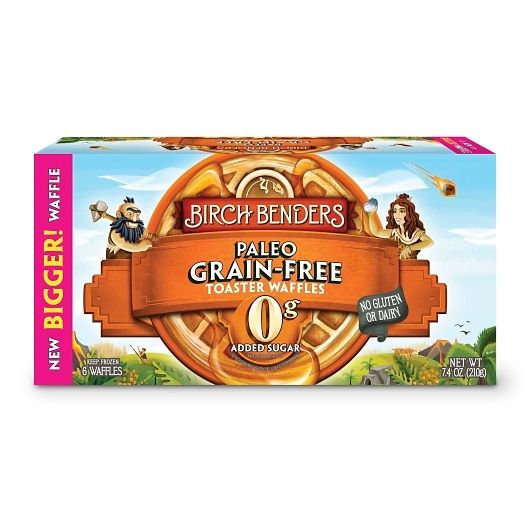 Birch Benders Paleo Grain-free Toaster Waffle, 7.4 Ounce -- 8 Per Case