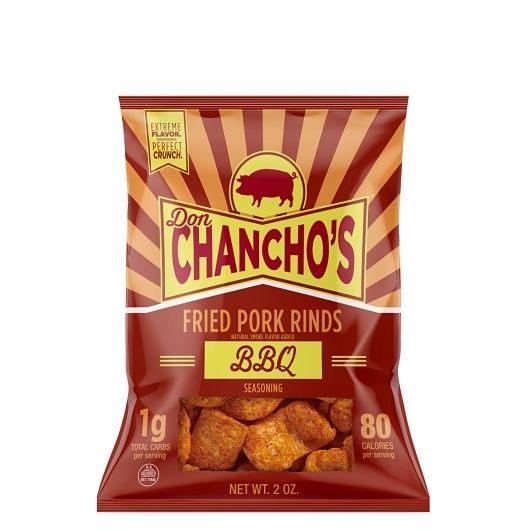 Bacon Curls Bbq Pork Rinds, 2 Ounce -- 6 Per Case