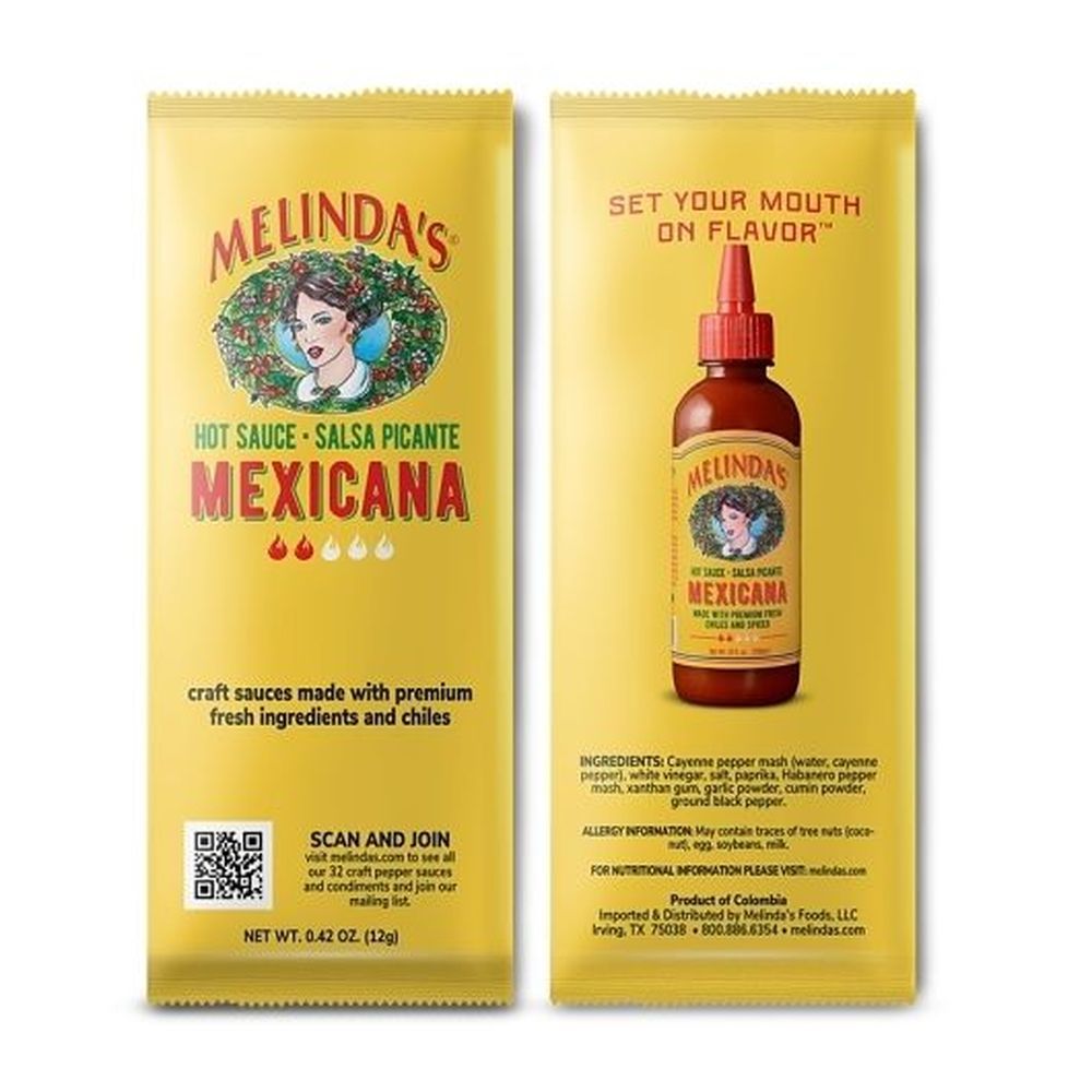 Melinda's Mexicana Hot Sauce, 0.42 Ounce -- 204 Per Case