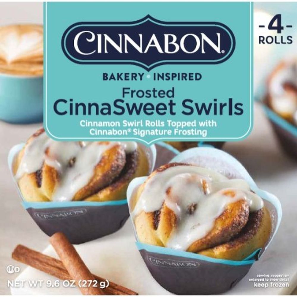 Cinnabon Frosted Cinnasweet Swirls, 9.6 Ounce - 6 Per Case