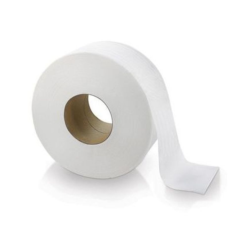 Solaris Livi Vpg White 2 Ply Jumbo Tissue Roll, 3.3 Inch X 600 Feet -- 12 Per Case