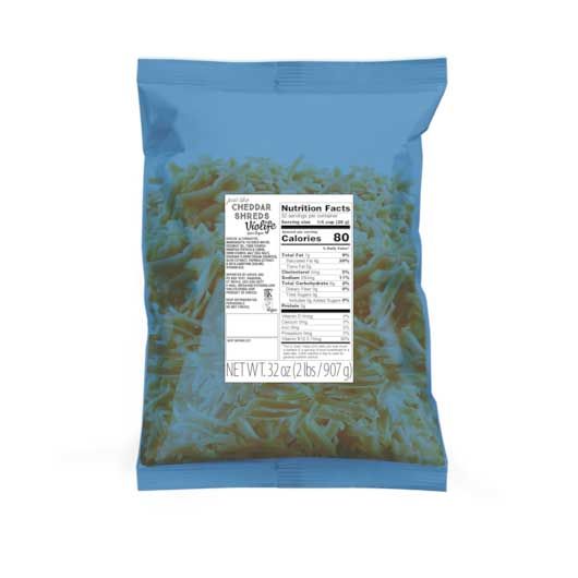 Violife 100 Percent Vegan Just Like Cheddar Shreds, 2 Pound -- 5 Per Case