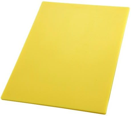 Winco Yellow Cutting Board, 12 X 18 X 1/2 Inch -- 6 Per Case