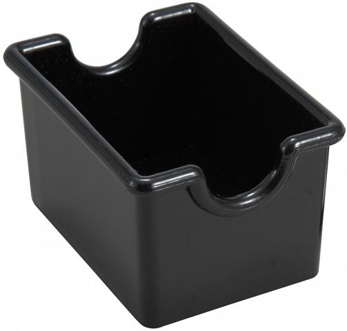 Winco Plastic Black Sugar Packet Holder, 3 1/2 X 2 1/2 X 2 Inch -- 72 Per Case