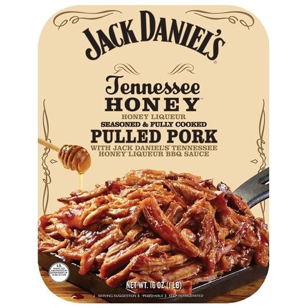 Jack Daniel's Tennessee Honey Seasoned And Fully Cooked Pulled Pork, 16 Ounce -- 6 Per Case