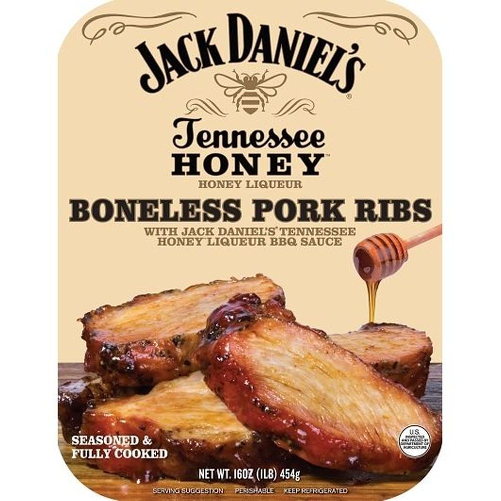 Jack Daniel's Tennessee Honey Boneless Pork Ribs, 16 Ounce -- 6 Per Case