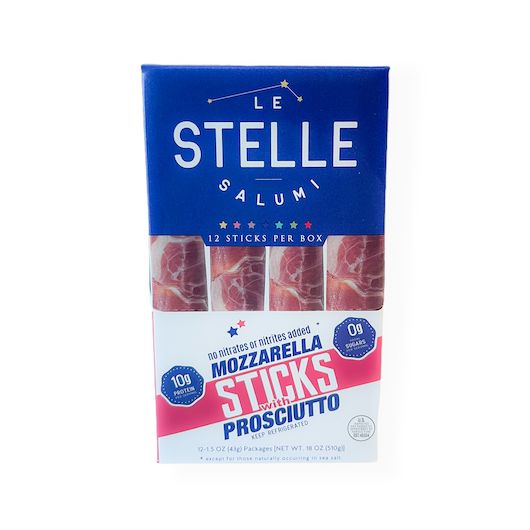 Le Stelle Italian Prosciutto Wrapped Around A Stick Of Mozzarella Cheese, 1.5 Ounce -- 240 Per Case
