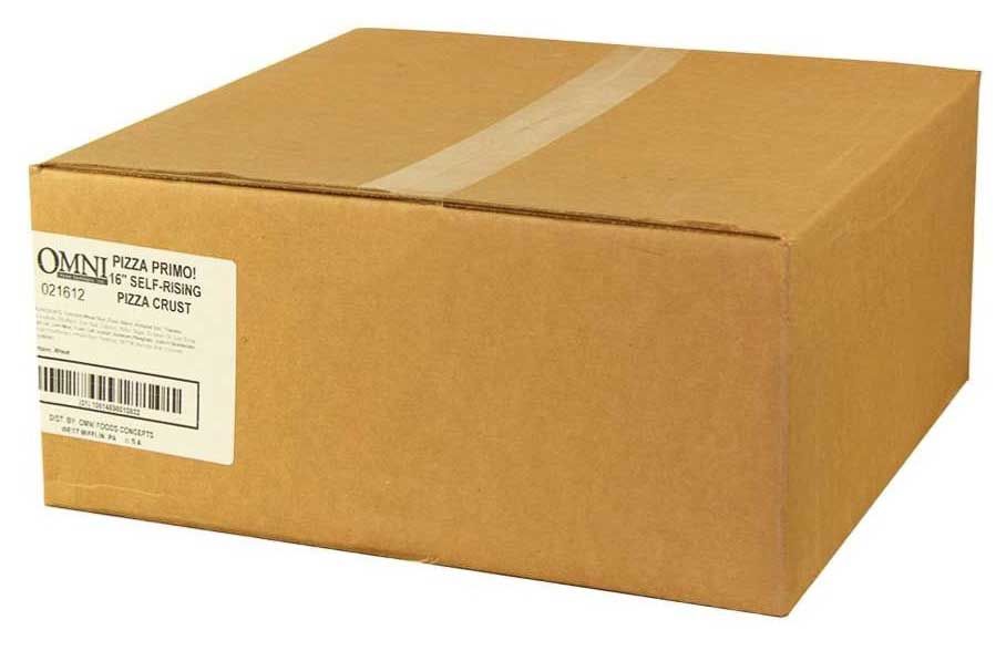Omni Self Rising Pizza Crust, 16 Inch -- 12 Per Case