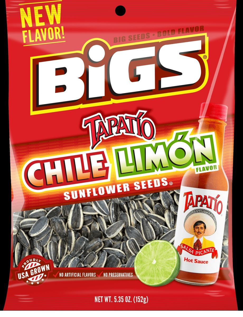 Bigs Chile Limon Sunflower Seeds, 5.35 Ounce -- 12 Per Case