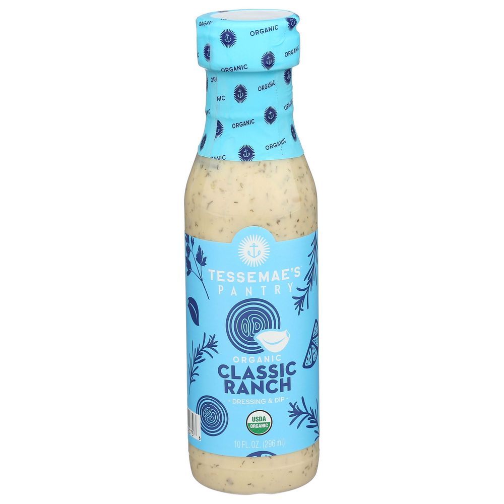 Tessamaes Organic Classic Ranch Dressing, 10 Ounce -- 6 Per Case