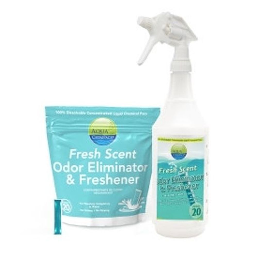Aqua Chempacs Fresh Scent Odor Eliminator And Freshener, 12 Count