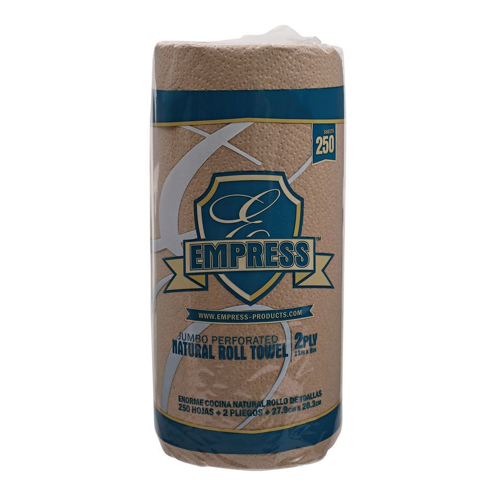 Empress Natural 2-ply Kitchen Roll Towel, 8 X 11 Inch -- 3000 Per Case
