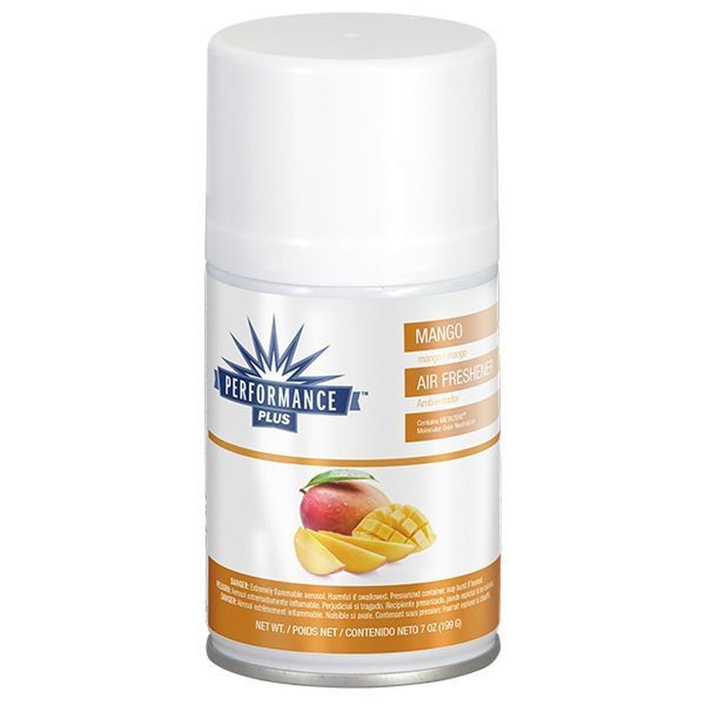 Performance Plus Mango Metered Aerosol Air Freshener, 7 Ounce -- 12 Per Case
