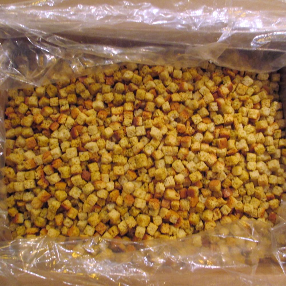 Burry Croutons Seasoned, 10 Pound