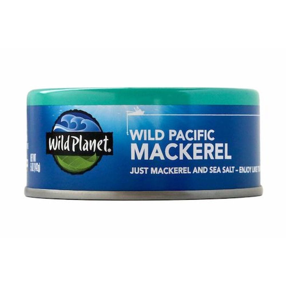 Wild Planet Foods Wild Pacific Mackerel, 5 Ounce -- 12 Per Case