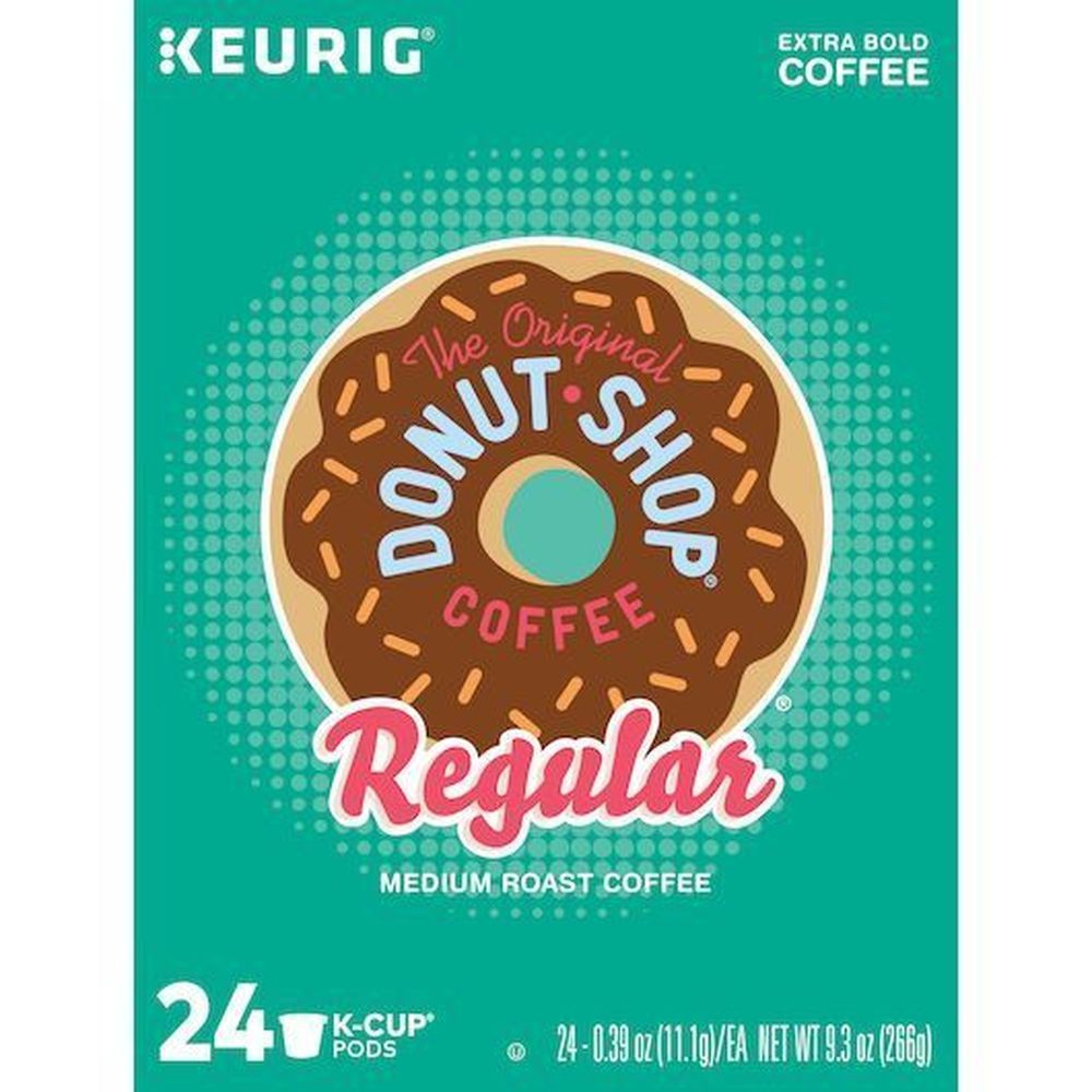 Donut Shop Regular K-cup Coffee Pod, 24 Count -- 4 Per Case