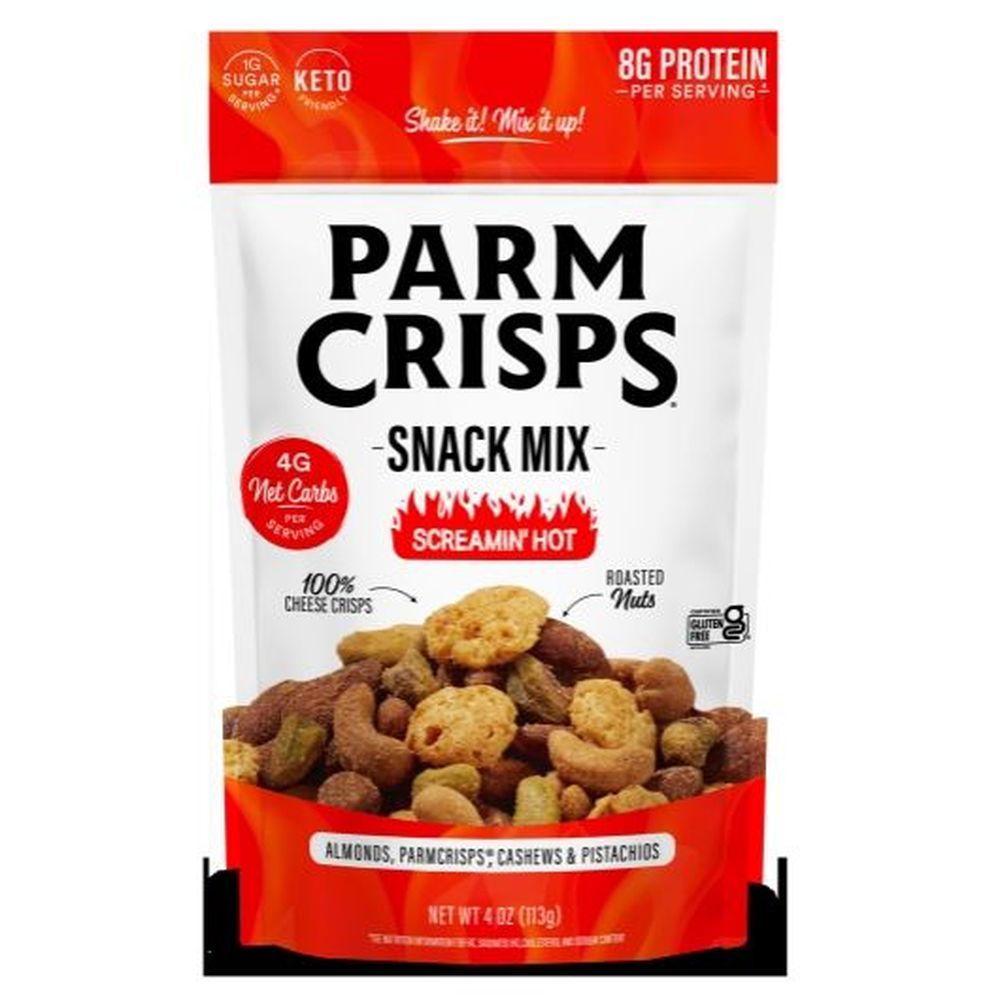 Parmcrisps Screamin Hot Snack Mix, 4 Ounce -- 12 Per Case