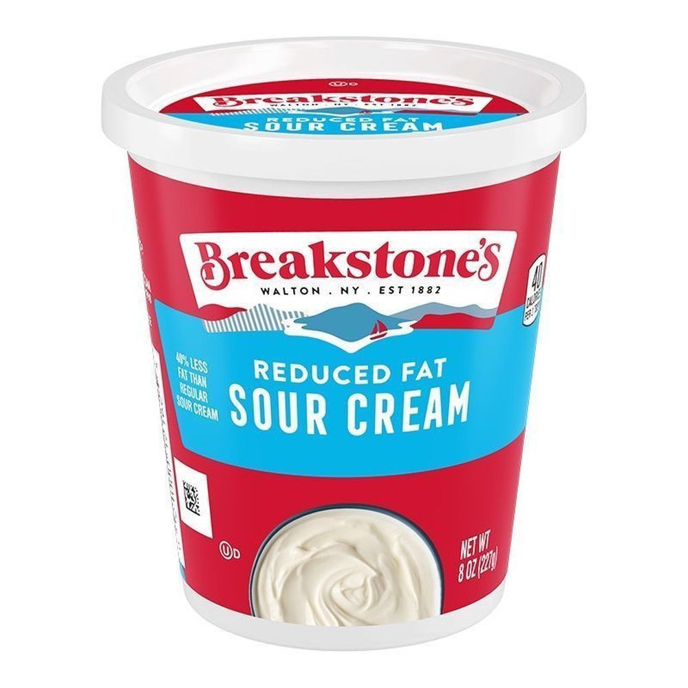 Breakstone's Reduced Fat Sour Cream, 8 Ounce -- 12 Per Case