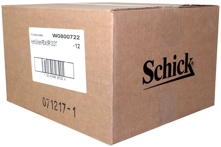 Schick Hydro Silk Sensitive Razors Refill, 4 Count -- 72 Per Case