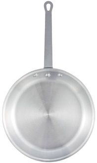 Winco Majestic Aluminum Natural Satin Finish Fry Pan -- 6 Per Case