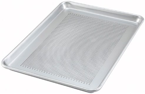 Winco Aluminum Half Size Perforated Sheet Pan, 13 X 18 Inch -- 12 Per Case