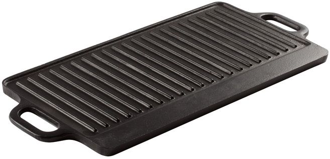 Winco Reversible Cast Iron Black Coating Griddle, 20 X 9 1/2 Inch -- 4 Per Case