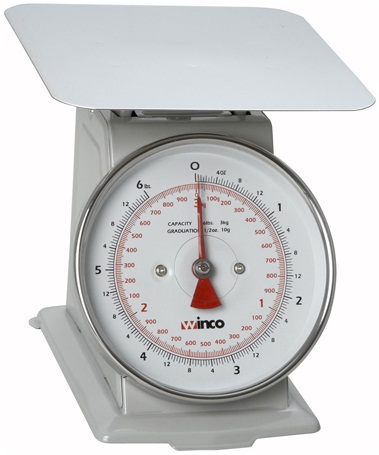 Winco Receiving Scale, 6 Pound -- 8 Per Case