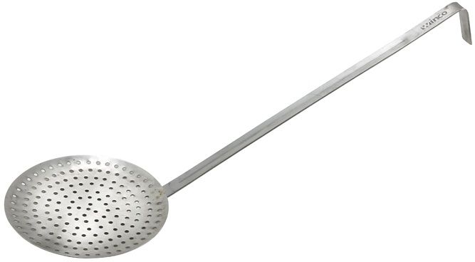 Winco Stainless Steel Skimmer, 4 1/2 Inch -- 120 Per Case