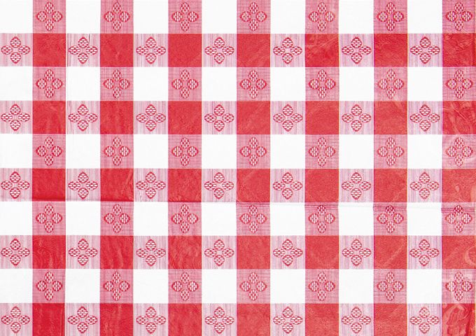 Winco Red Rectangle Table Cloth, 52 X 70 Inch -- 24 Per Case