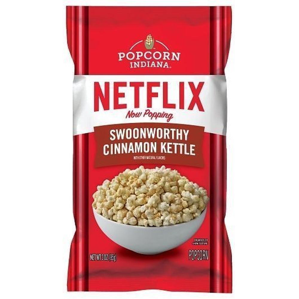 Popcorn Indiana Swoonworthy Cinnamon Kettle Popcorn, 3 Ounce -- 6 Per Case